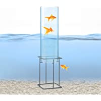 blumfeldt Skydive - Torre para Peces- Columna de Cristal acrílico- Base de Metal- Resistente Intemperie- Protección…